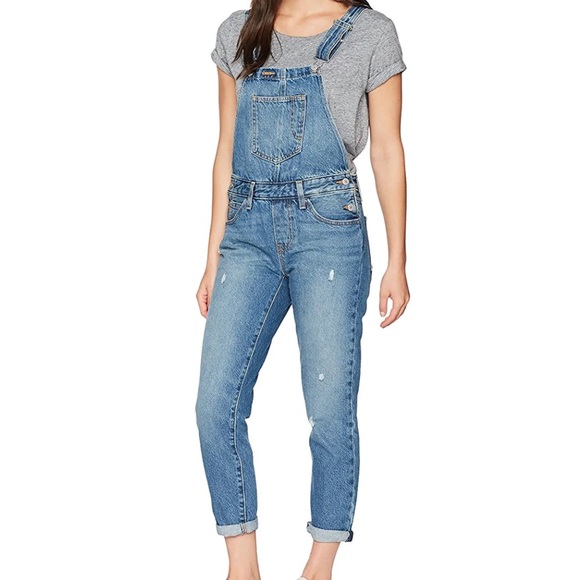 Levi's Denim - Levi’s Straight Fit Tapered Leg Denim Overalls Size XS
